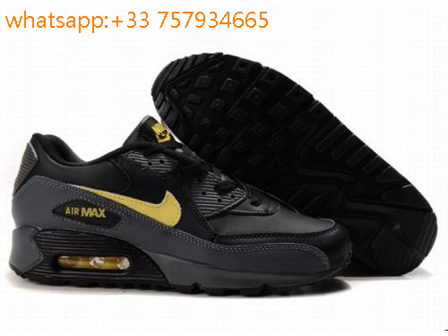air max noir et doré